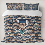 Graduating Students Duvet Cover Set - King (Personalized)