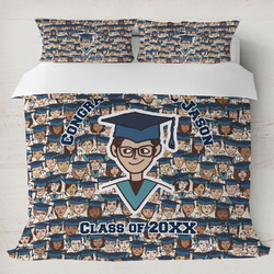 Graduating Students Duvet Cover Set - King (Personalized)