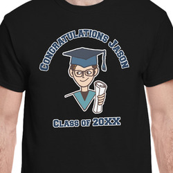 Graduating Students T-Shirt - Black - Large (Personalized)