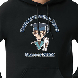 Graduating Students Hoodie - Black - Small (Personalized)