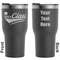 Graduating Students Black RTIC Tumbler - Front and Back