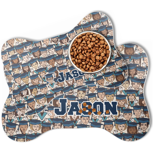 Graduating Students Bone Shaped Dog Mats - MAIN