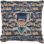 Graduating Students Faux-Linen Throw Pillow 16" (Personalized)