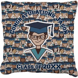 Graduating Students Faux-Linen Throw Pillow (Personalized)