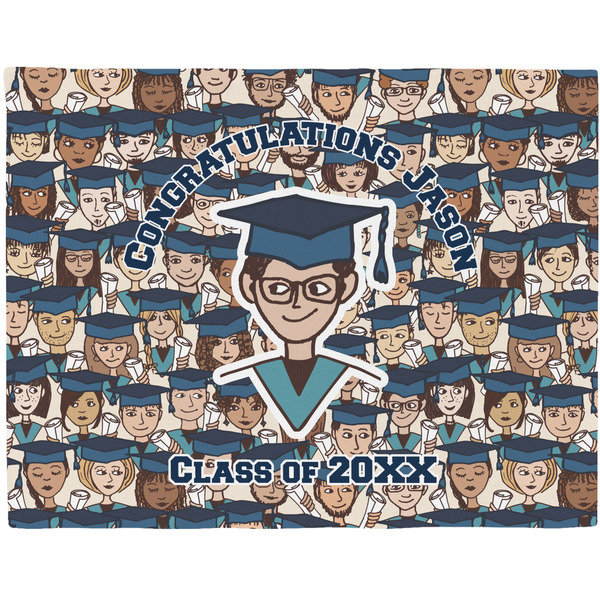 Custom Graduating Students Woven Fabric Placemat - Twill w/ Name or Text