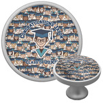 Graduating Students Cabinet Knob (Silver) (Personalized)