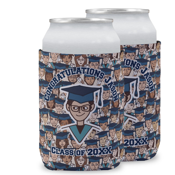Custom Graduating Students Can Cooler (12 oz) w/ Name or Text