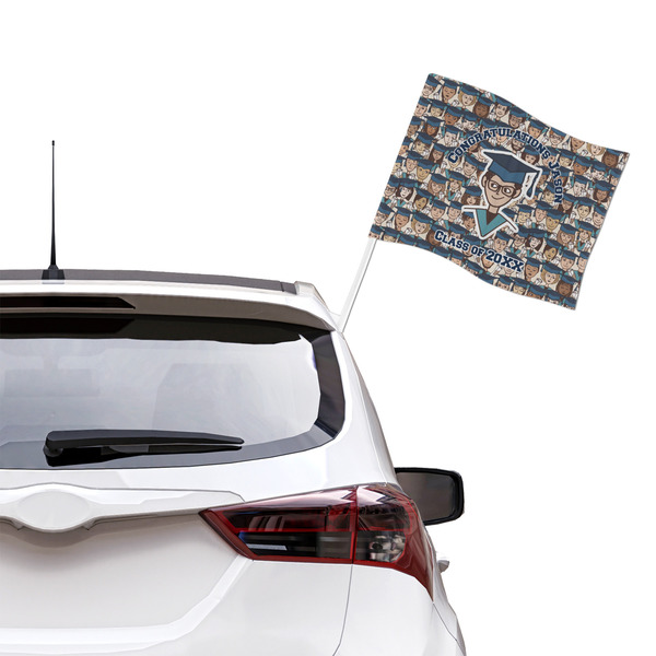 Graduating Students Car Flag - Large - LIFESTYLE