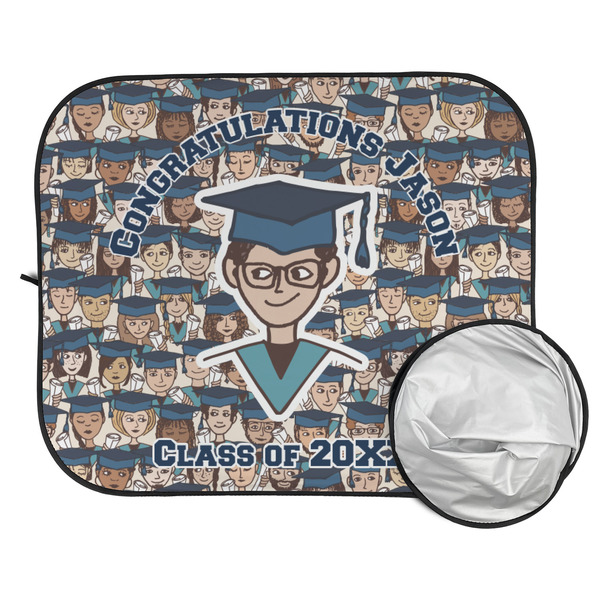 Graduating Students Car Sun Shades - FOLDED & UNFOLDED