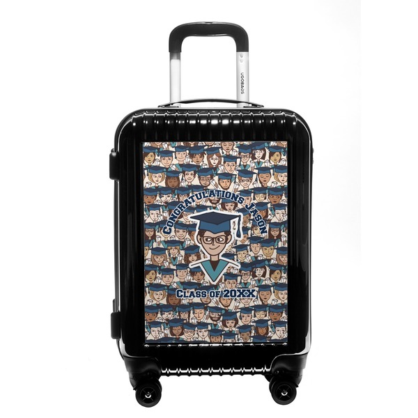 Custom Graduating Students Carry On Hard Shell Suitcase (Personalized)