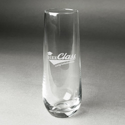 Graduating Students Champagne Flute - Stemless Engraved (Personalized)
