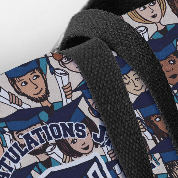 Graduating Students Closeup of Tote w/Black Handles