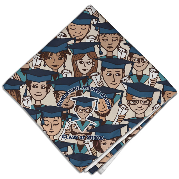 Custom Graduating Students Cloth Dinner Napkin - Single w/ Name or Text
