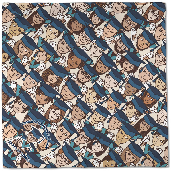 Graduating Students Cloth Napkins - Personalized Dinner (Full Open)