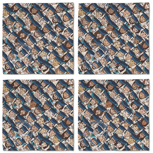 Graduating Students Cloth Napkins - Personalized Lunch (APPROVAL) Set of 4