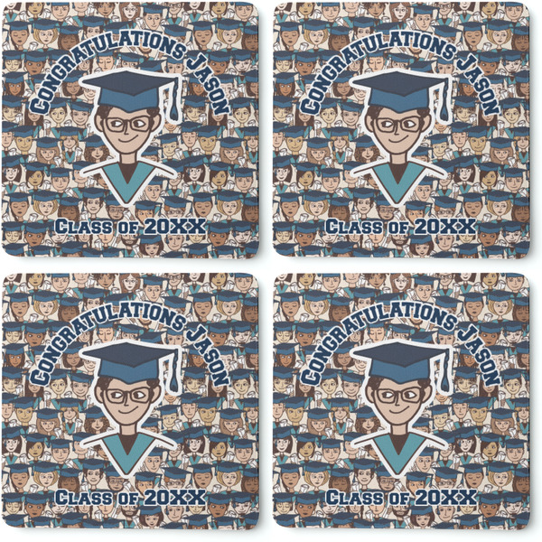 Graduating Students Coaster Rubber Back - Apvl