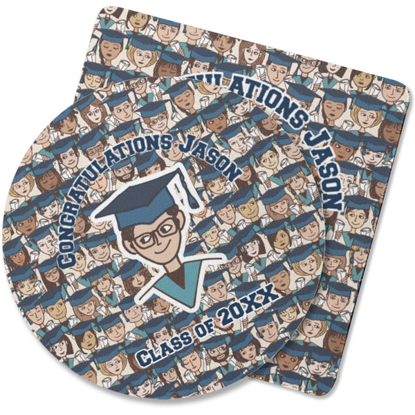 Custom Graduating Students Rubber Backed Coaster (Personalized)