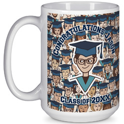 Graduating Students 15 Oz Coffee Mug - White (Personalized)