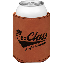 Graduating Students Leatherette Can Sleeve - Single Sided (Personalized)