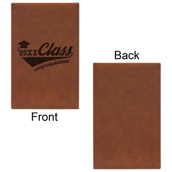 Graduating Students Cognac Leatherette Journal - Single Sided - Apvl