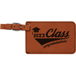 Graduating Students Leatherette Luggage Tag (Personalized)