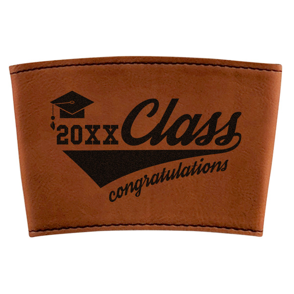 Custom Graduating Students Leatherette Cup Sleeve (Personalized)