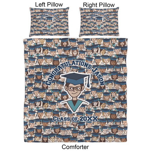 Graduating Students Comforter Set - Queen - Approval