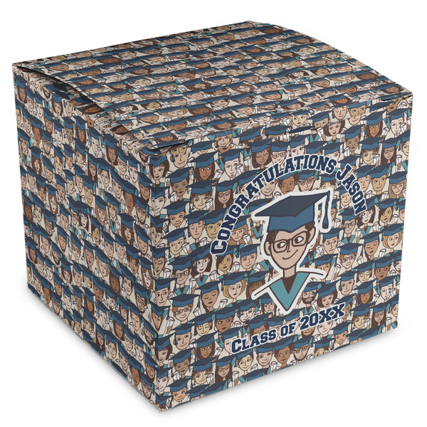 Custom Graduating Students Cube Favor Gift Boxes (Personalized)