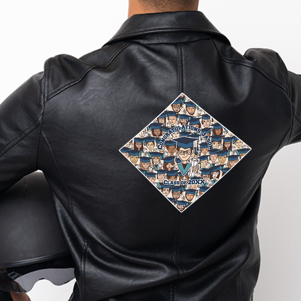 Graduating Students Custom Shape Iron On Patches - XXXL - APPROVAL