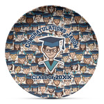 Graduating Students Microwave Safe Plastic Plate - Composite Polymer (Personalized)