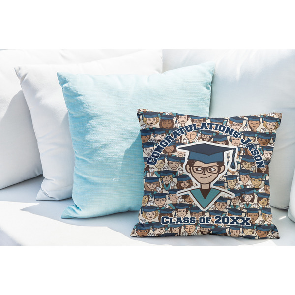 Graduating Students Decorative Pillow Case - LIFESTYLE 2