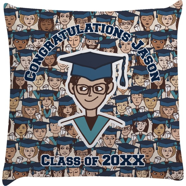 Custom Graduating Students Decorative Pillow Case (Personalized)