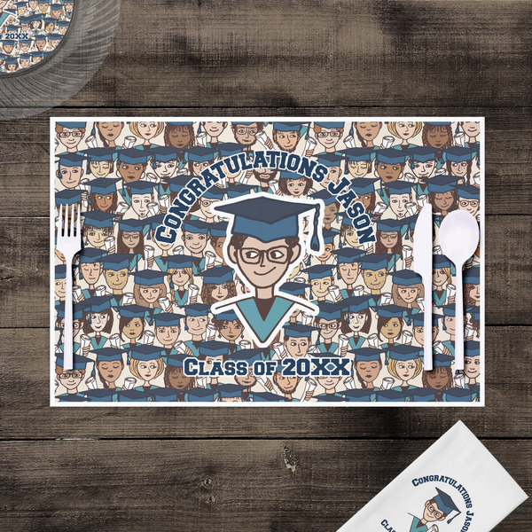 Graduating Students Disposable Paper Placemat - In Context