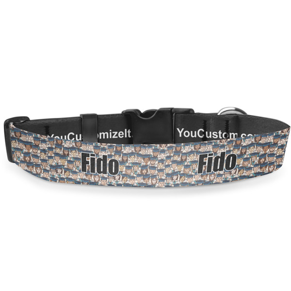 Custom Graduating Students Deluxe Dog Collar - Toy (6" to 8.5") (Personalized)
