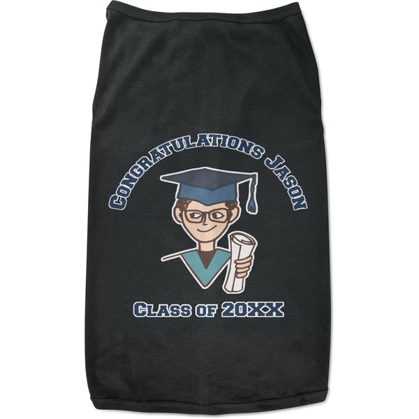 Custom Graduating Students Black Pet Shirt (Personalized)