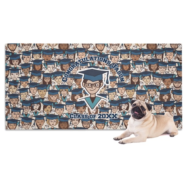 Custom Graduating Students Dog Towel (Personalized)