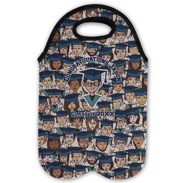 Graduating Students Double Wine Tote - Flat (new)