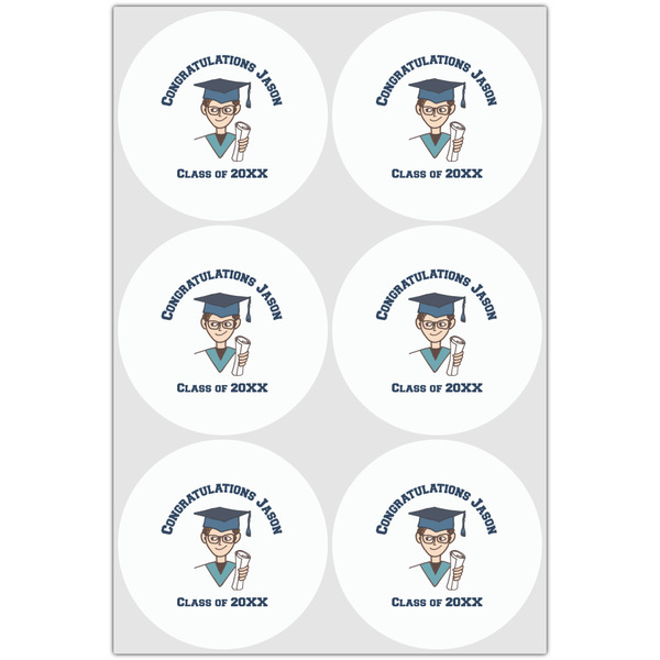 Graduating Students Drink Topper - Large - Set of 6