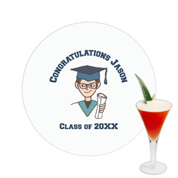 Graduating Students Printed Drink Topper -  2.5" (Personalized)