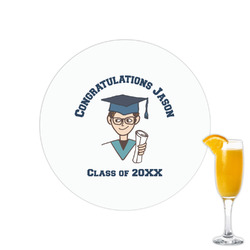 Graduating Students Printed Drink Topper - 2.15" (Personalized)