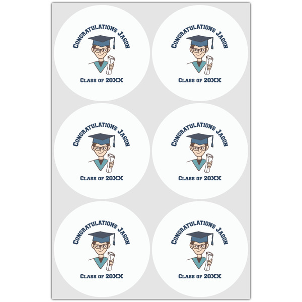 Graduating Students Drink Topper - XLarge - Set of 6