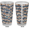 Graduating Students Pint Glass - Full Color - Front & Back Views