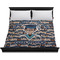 Graduating Students Duvet Cover - King - On Bed - No Prop