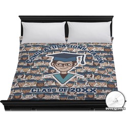 Graduating Students Duvet Cover - King (Personalized)