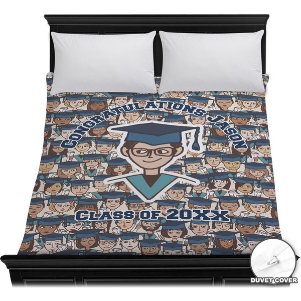 Custom Graduating Students Duvet Cover - Full / Queen (Personalized)