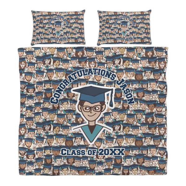 Graduating Students Duvet Cover Set - King - Alt Approval