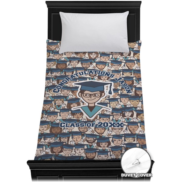 Custom Graduating Students Duvet Cover - Twin (Personalized)