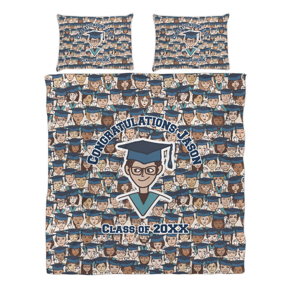 Graduating Students Duvet cover Set - Queen - Alt Approval