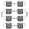 Graduating Students Espresso Cup - 6oz (Double Shot Set of 4) APPROVAL