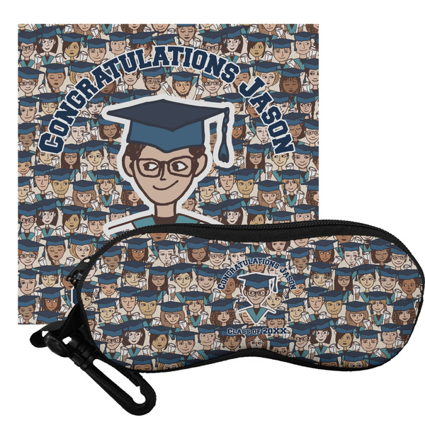 Custom Graduating Students Eyeglass Case & Cloth (Personalized)